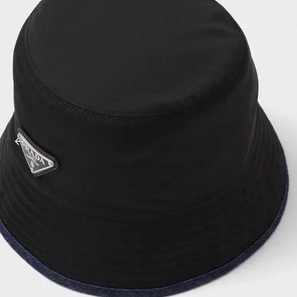 Prada | Accessories | Prada Renylon And Denim Reversible  display picture 3
